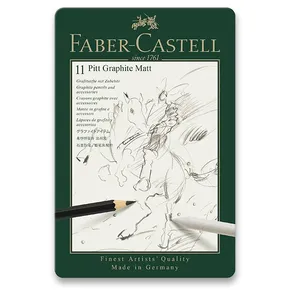 Grafitová ceruzka Pitt Graphite Matt, plechová k Faber-Castell 115220